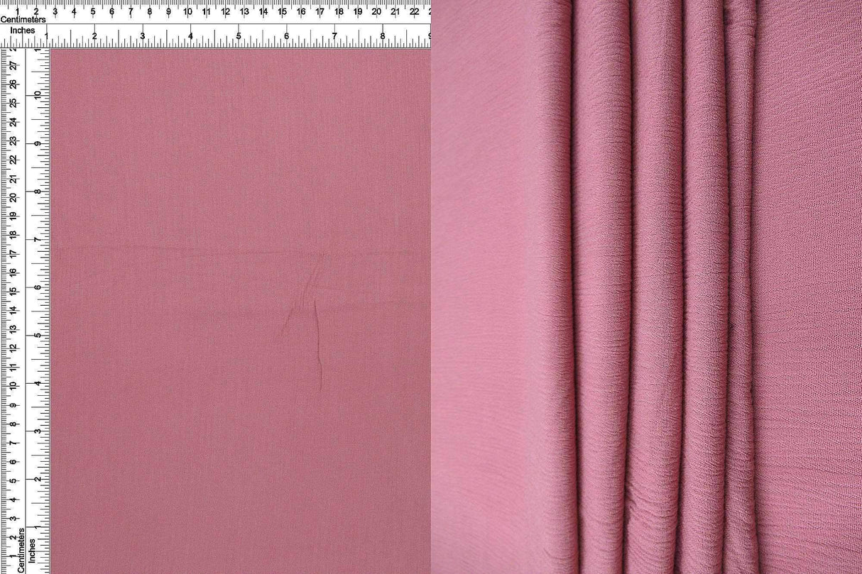 1 Yard Soft Rayon Crepon Fabric Solid Woven Textured Drapery Accent 50/51" Width