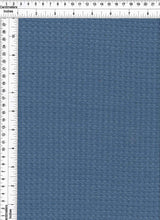 Waffle Solid Knit Fabric 1 Yard Soft Stretch Textured Material 58/60" Wide