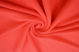 1 Yard Rib 2x1 Solid Knit Fabric, 54/56? Wide Polyester Spandex Blend