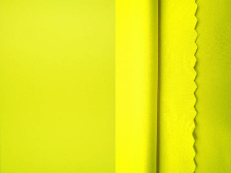 1 Yard Solid Activewear Stretch Knit Fabric 240 GSM, 58/60'' Wide Polyester Spandex Blend