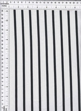 1 Yard DTY Vertical Stripe Knit Fabric, 58/60'' Wide Polyester Spandex Blend