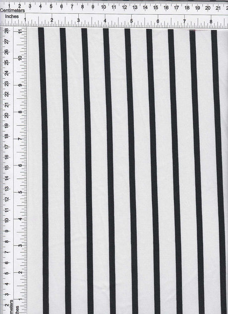 1 Yard DTY Vertical Stripe Print Fabric 58/60"