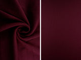 1 Yard Rib 2x1 Solid Knit Fabric, 54/56? Wide Polyester Spandex Blend
