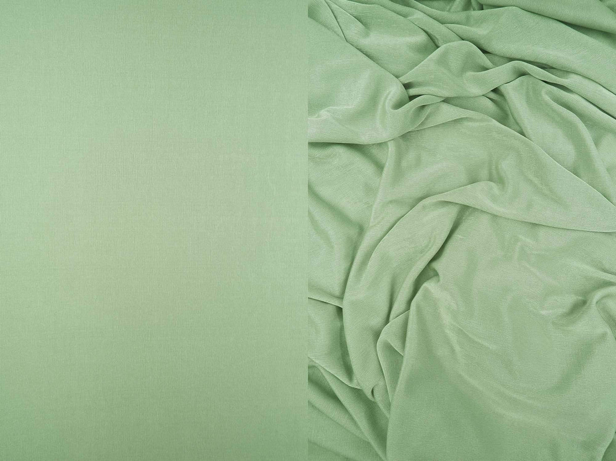 1 Yard Slinky Rib 1x1 Solid Knit Fabric 240 GSM, 52/54? Wide Polyester Spandex Blend