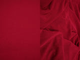1 Yard Slinky Rib Knit Fabric 1x1 Solid Polyester Spandex Stretch 52/54 Inches
