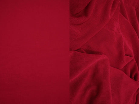 1 Yard Slinky Rib 1x1 Solid Knit Fabric 240 GSM, 52/54''  Wide Polyester Spandex Blend