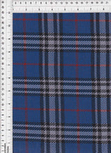 Double Knit Jacquard Plaid Fabric Stretch Polyester Spandex 58/60 Inches Wide