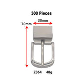 Men’s Reversible Pin Belt Buckle for Leather Belts