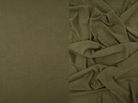 1 Yard Vortex Washed Jersey Solid Fabric, 58/60'' Wide Rayon Spandex Blend