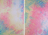 1 Yard Brushed DTY Tie Dye Knit Fabric 170 GSM, 58/60'' Wide Polyester Spandex Blend