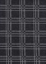 1 Yard Black Knit Jacquard Plaid Brushed Yarn Dyed Fabric Stretch Polyester Spandex 58/60" Wide