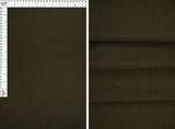 1 Yard 4x2 Yummy Rib Solid Knit Fabric, 58/60'' Wide Polyester Spandex Blend