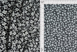 1 Yard DTY Brushed Floral Print Knit Fabric, 58/60'' Wide Polyester Spandex Blend