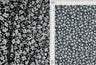 1 Yard DTY Brushed Floral Print Knit Fabric, 58/60'' Wide Polyester Spandex Blend