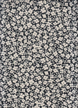 1 Yard DTY Brushed Floral Print Knit Fabric, 58/60'' Wide Polyester Spandex Blend