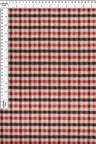 1 Yard Plaid Double Knit Jacquard Fabric Stretch Polyester Rayon Spandex 58/60 Inches Wide