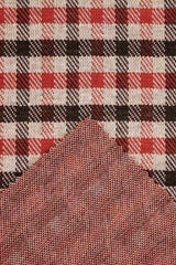 1 Yard Plaid Double Knit Jacquard Fabric Stretch Polyester Rayon Spandex 58/60 Inches Wide