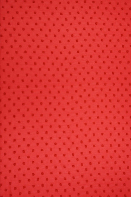Solid Swiss Dot Chiffon Fabric 100% Polyester Lightweight Sheer 57/58" Wide