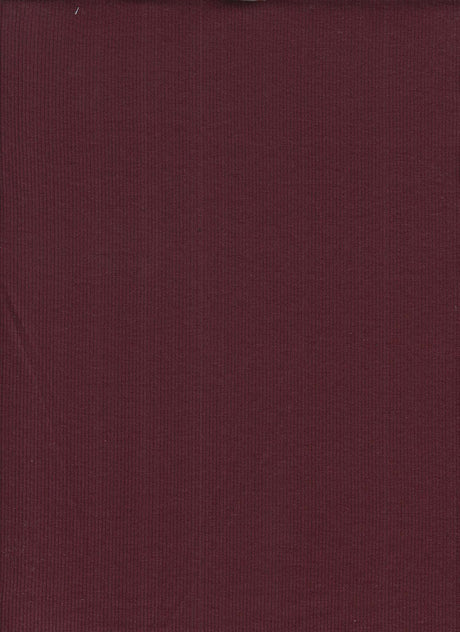 1 Yard Rib 2x1 Solid Knit Fabric, 54/56? Wide Polyester Spandex Blend