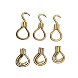 32mm Slim Solid Brass Hoof Pick Pin Belt Buckle