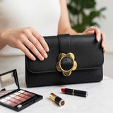 40mm Flower Style Metal Pin Belt Buckle for Bags