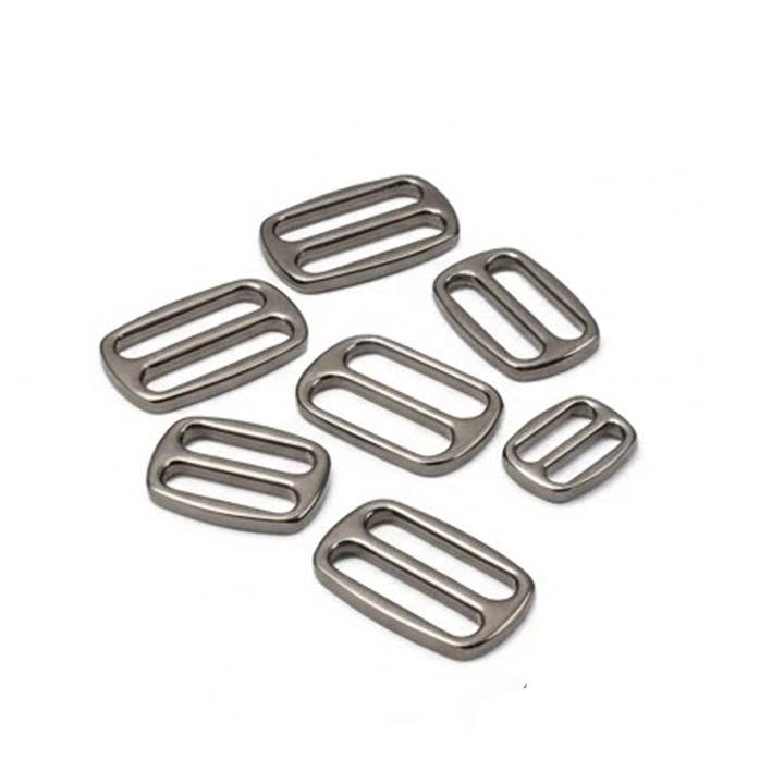 Metal Tri-Glide Adjustable Buckle for Bag Straps & Webbing