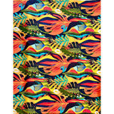 2 Yard African Print Stretch Cotton Satin Fabric Lightweight Soft 58 Inch Width