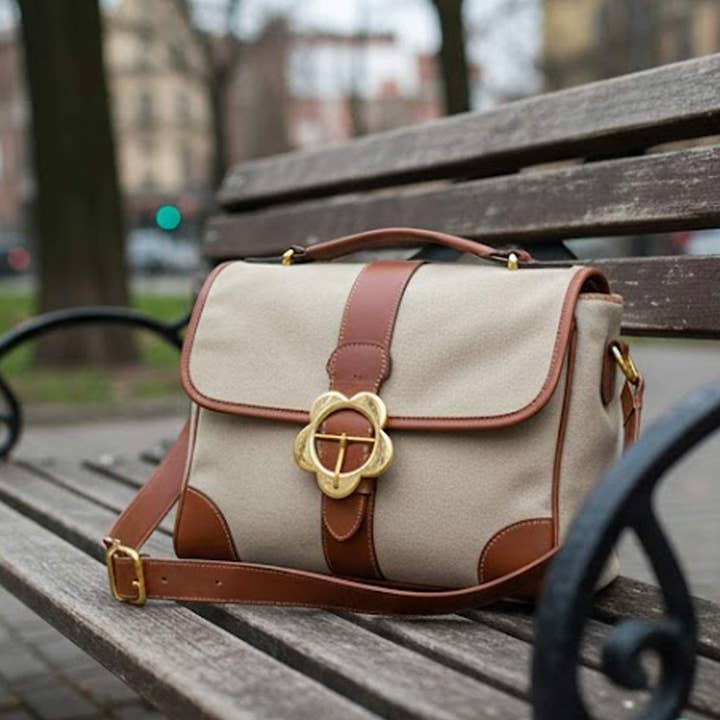 40mm Flower Style Metal Pin Belt Buckle for Bags