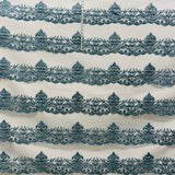 1 Yard Glitter Mesh Fabric | 55" Wide | Sparkling Mesh for Dresses, Costumes & Event Wear