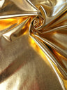 Colorful Shiny All Over Foil Stretch Lightweight Knit Jersey Polyester Spandex Fabric - Turquoise, Red, Gold, Copper, Bronze, Silver, Purple, Royal, Green, Magenta, Black, Gunmetal, Pearl, 58"-60" Width