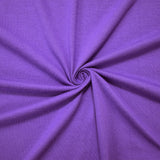 1 Yard Ultraviolet Purple Stretch Jersey Bold Hue, Matte Feel, Made to Move, 63 Inches Wide