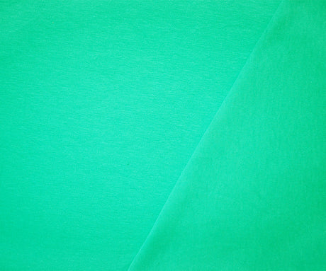1 Yard Scrubs Green Organic Stretch Jersey Matte Look, Easy Drape, and Chill Fit, 58 Inches Wide