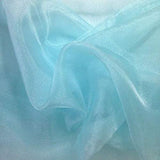 1 Yard Sparkle Crystal Sheer Organza Fabric, 60? Wide Shiny 100% Polyester Fabric for Fashion, Crafts, Decorations