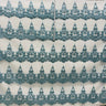 1 Yard Turquoise Glitter Mesh Fabric Lightweight Sparkle 55 Inch Width