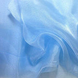 1 Yard Sparkle Crystal Sheer Organza Fabric, 60? Wide Shiny 100% Polyester Fabric for Fashion, Crafts, Decorations