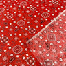 1 Yard Bandana Print Poly Cotton Fabric Durable Lightweight Apparel Material width