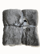 Bella Luxury Faux Fur Soft Crystal Velvet Throw Blanket Fabric