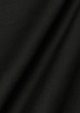 1 Yard Softened Black Linen Fabric Lightweight Solid 58 Inches Wide for Apparel and Home Décor