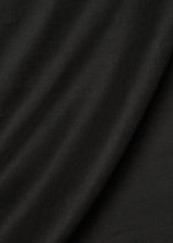 1 Yard Black Solid Pure Linen Fabric, Midweight Softened 54 Inches Wide for Apparel and Décor