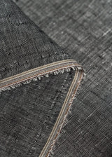 1 Yard Black or Off White 2 Tone Melange Linen Fabric Lightweight Flat Weave 58 Inches Wide