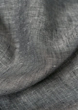 1 Yard Black or Off White 2 Tone Melange Linen Fabric Lightweight Flat Weave 58 Inches Wide