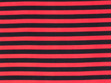 1 Yard ITY Knit Stripe Print Fabric for Fashion and Decor 60 Inches Wide