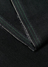 1 Yard Black Pure Linen Fabric 7 oz Flat Weave 58 Inches Wide