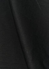 1 Yard Black Pure Linen Fabric 7 oz Flat Weave 58 Inches Wide