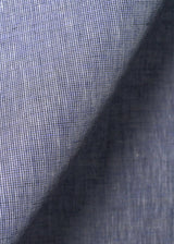 1 Yard Irish Pure Linen Blue Tweed Stripe Fabric 62"/60" Width