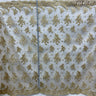 1 Yard Corded Bridal Lace Fabric Embroidered on 100% Polyester Net Mesh 53" Width