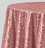 Glitz Sequin Round Tablecloth 90 Inch Sparkle Polyester Cover