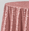 Glitz Sequin Round Tablecloth 90 Inch Sparkle Polyester Cover