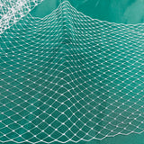1 Yard White Bandeau Veil Tulle Birdcage Venetian Veil Mesh Fabric 9 Inch Width