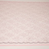 1 Yard Dazzling Nylon Chantilly Lace Fabric with Sequins and Soft Floral Pattern